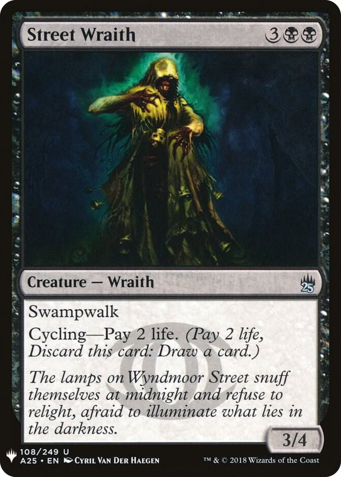 0108 Street Wraith U The List Reprints