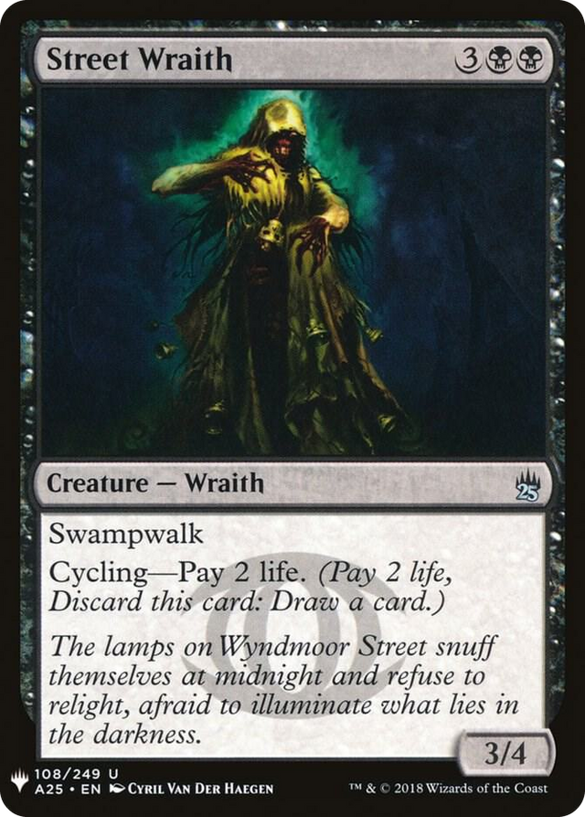 0108 Street Wraith U The List Reprints