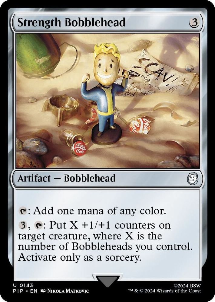 0143 Strength Bobblehead U Universes Beyond: Fallout