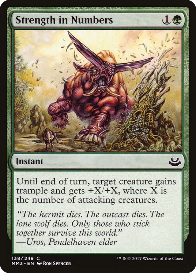 0138 Strength in Numbers C Modern Masters 2017
