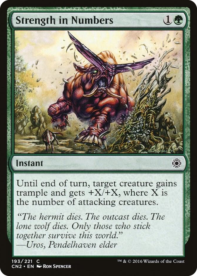 Strength in Numbers #193 C - Conspiracy: Take the Crown Pokemon card