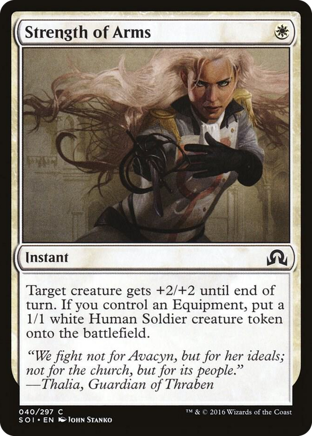 0040 Strength of Arms C Shadows over Innistrad