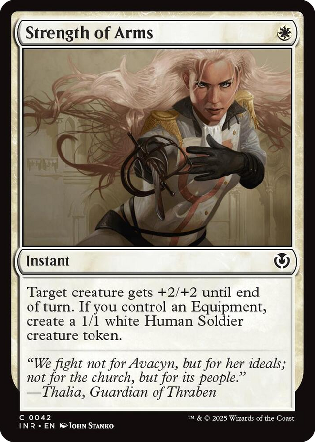 0042 Strength of Arms C Innistrad Remastered