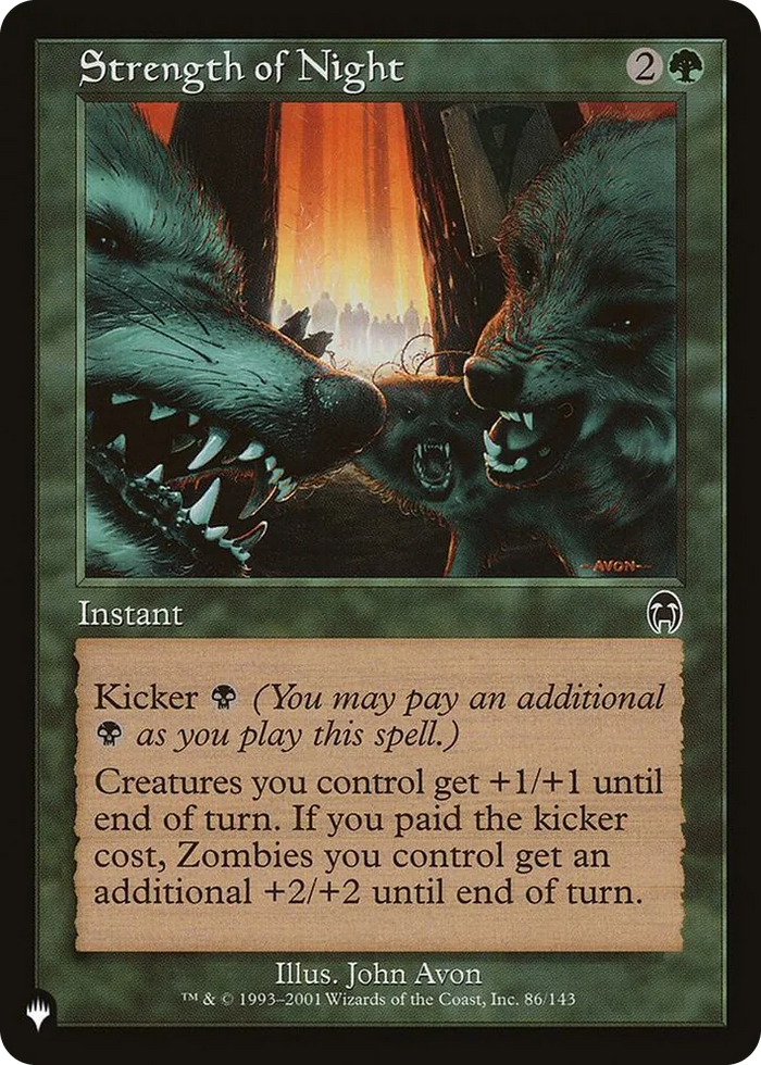 0086 Strength of Night C The List Reprints