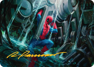 0022 Strength of Will Art Card (Gold-Stamped Signature) S Art Series: Marvel's Spider-Man