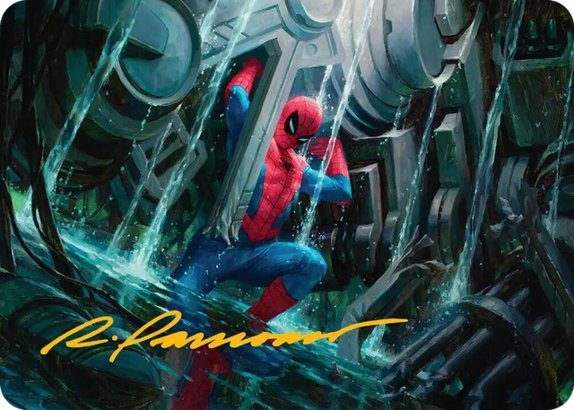 0022 Strength of Will Art Card (Gold-Stamped Signature) S Art Series: Marvel's Spider-Man