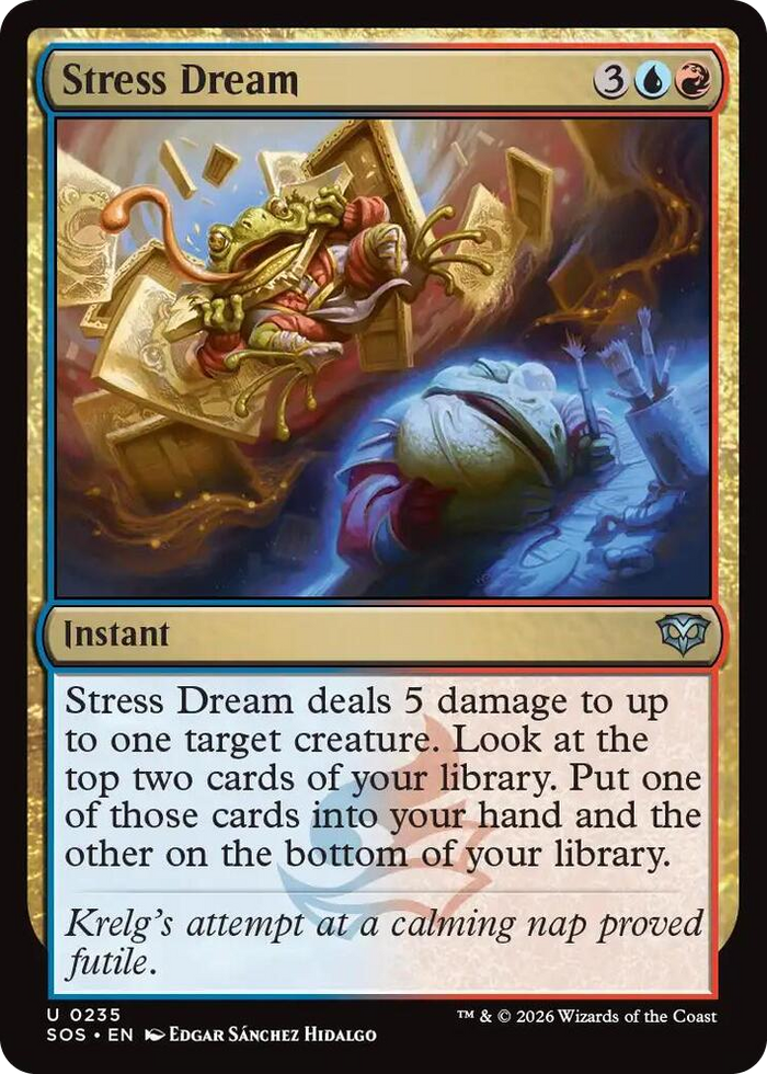 Stress Dream #235 U - Secrets of Strixhaven Pokemon card