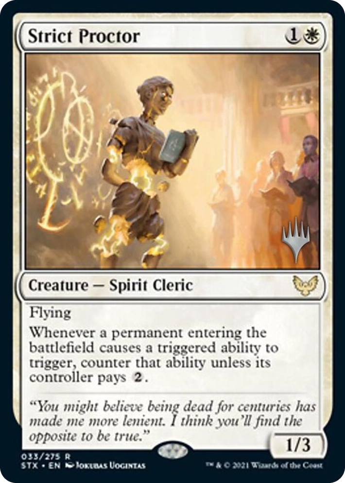 0033 Strict Proctor R Promo Pack: Strixhaven