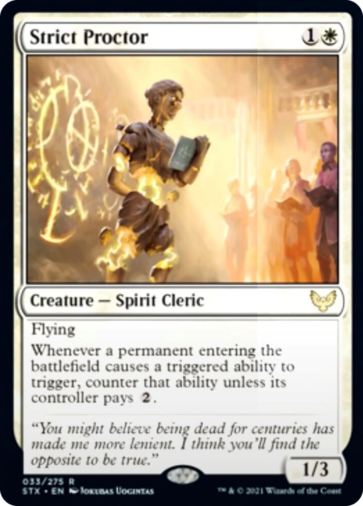 0033 Strict Proctor R Strixhaven: School of Mages