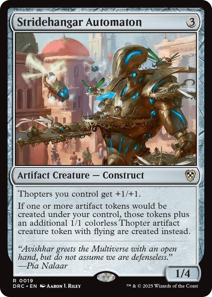 0019 Stridehangar Automaton R Commander: Aetherdrift