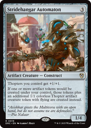 0019 Stridehangar Automaton R Commander: Aetherdrift