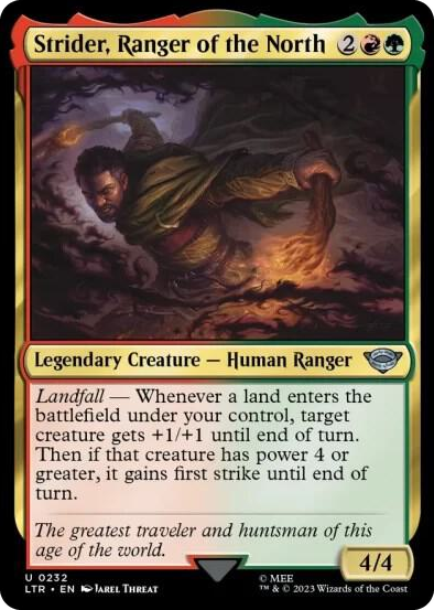0232 Strider, Ranger of the North U Universes Beyond: The Lord of the Rings: Tales of Middle-earth