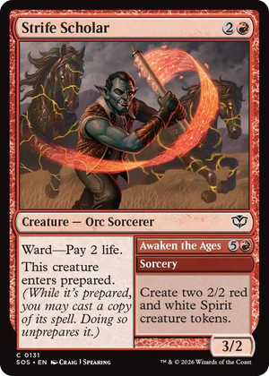 0131 Strife Scholar C Secrets of Strixhaven