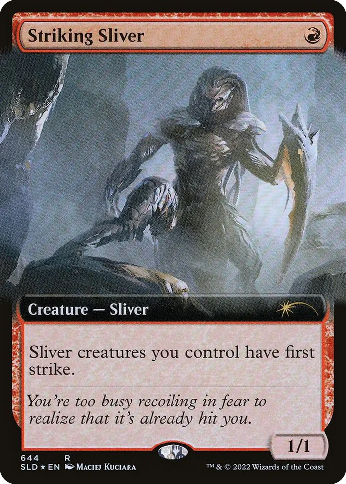 0644 Striking Sliver (Extended Art) R Secret Lair Drop Series