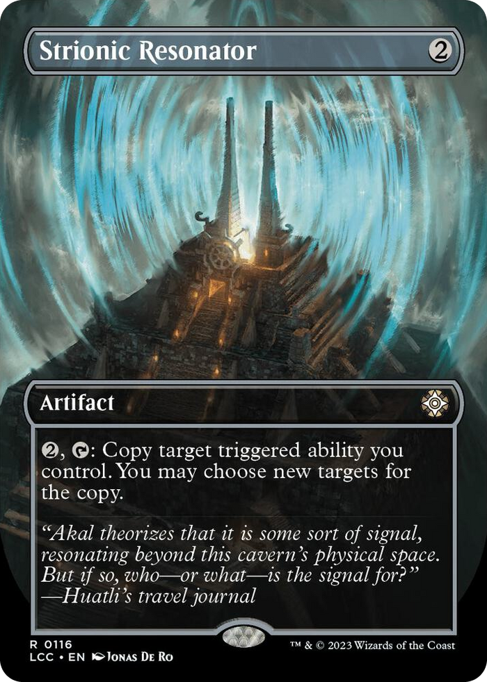 Strionic Resonator (Borderless) #116 R - Commander: The Lost Caverns of Ixalan Pokemon card