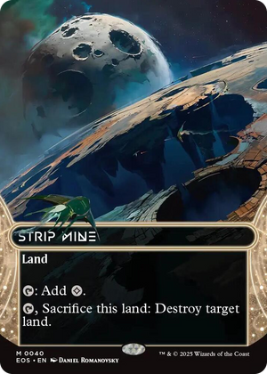 0040 Strip Mine (0040) (Borderless) M Edge of Eternities: Stellar Sights