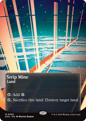 0085 Strip Mine (0085) (Borderless) M Edge of Eternities: Stellar Sights