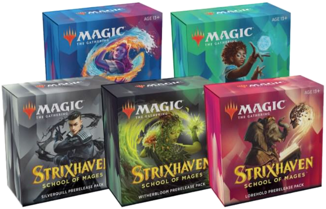 Strixhaven: School of Mages - Prerelease Pack [Set of 5] - Strixhaven: School of Mages sealed product