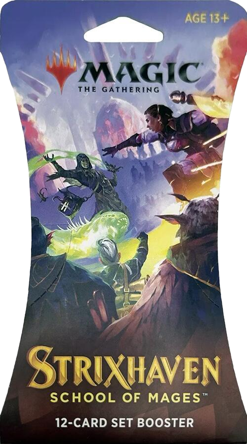 Strixhaven: School of Mages - Sleeved Set Booster Pack - Strixhaven: School of Mages sealed product