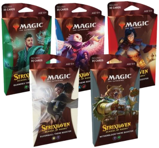 Strixhaven: School of Mages - Theme Booster [Set of 5] - Strixhaven: School of Mages sealed product