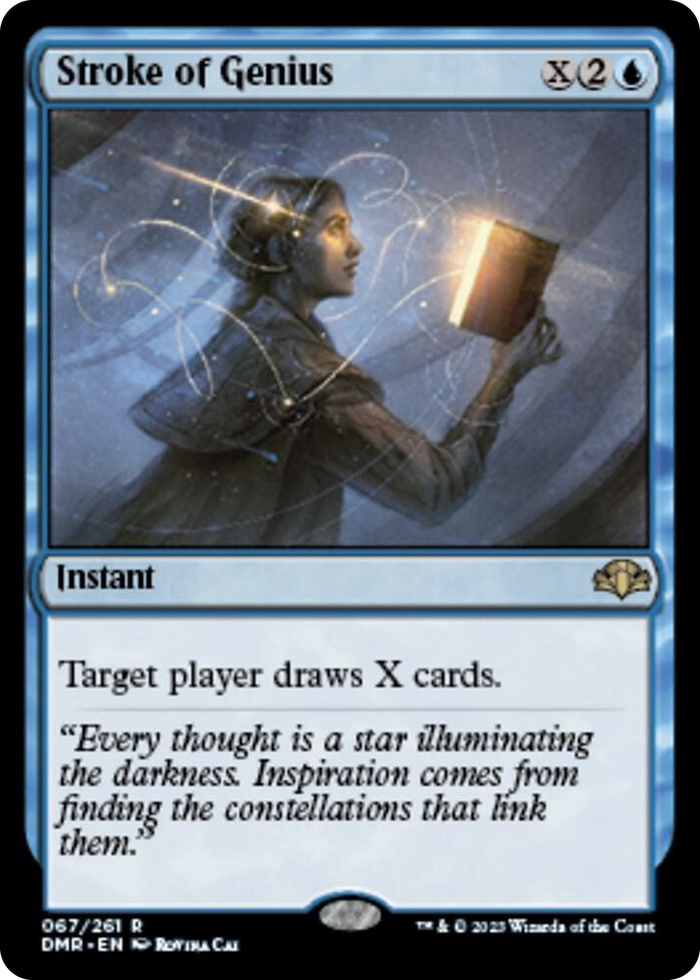 Stroke of Genius #67 R - Dominaria Remastered Pokemon card