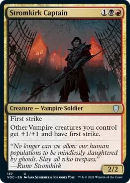 0157 Stromkirk Captain U Commander: Innistrad: Crimson Vow