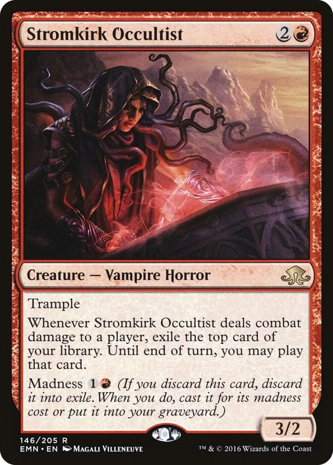 Stromkirk Occultist #146 R - Eldritch Moon Pokemon card