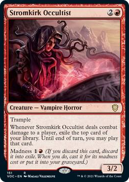 0151 Stromkirk Occultist R Commander: Innistrad: Crimson Vow