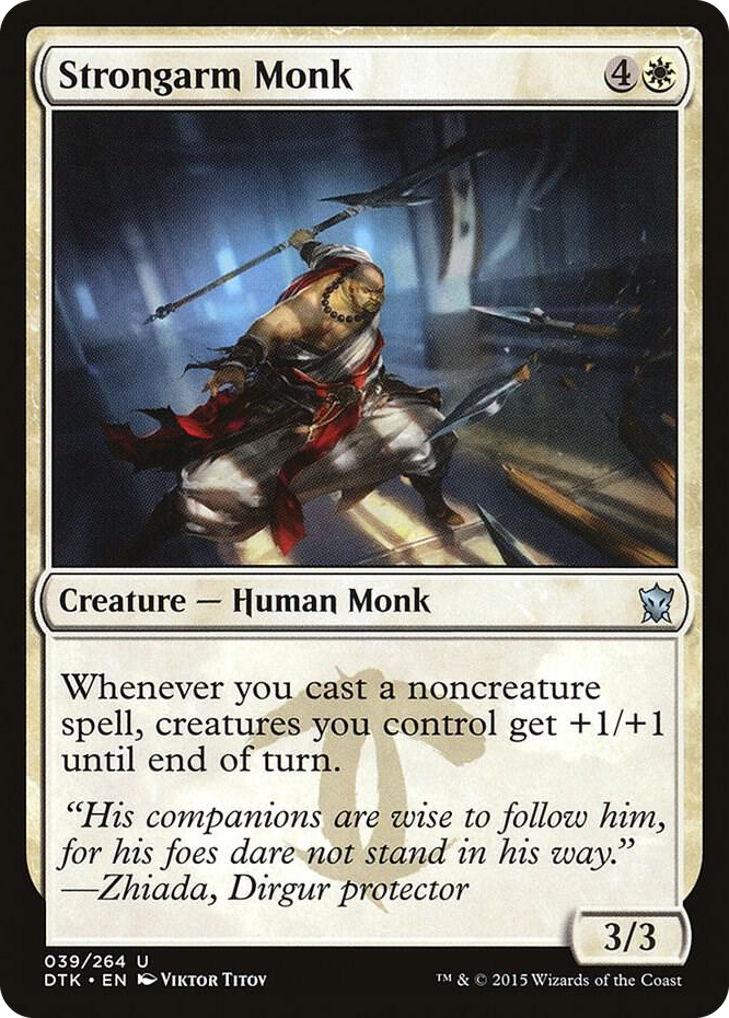 0039 Strongarm Monk U Dragons of Tarkir