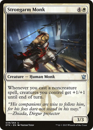 0039 Strongarm Monk U Dragons of Tarkir