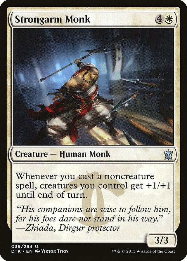 0039 Strongarm Monk U Dragons of Tarkir