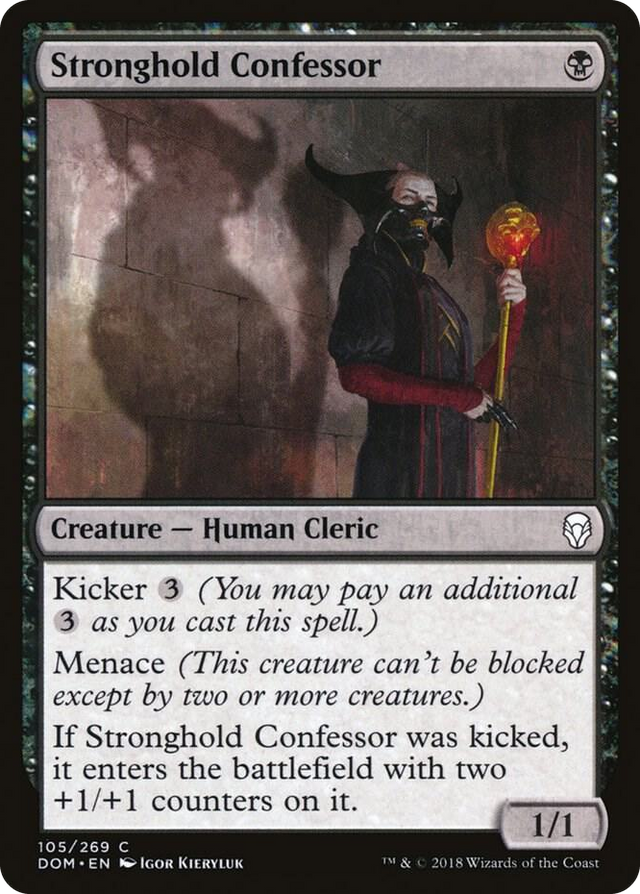 0105 Stronghold Confessor C Dominaria