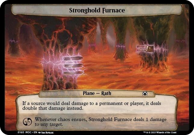 Stronghold Furnace #160 T - Planechase: March of the Machine Pokemon card
