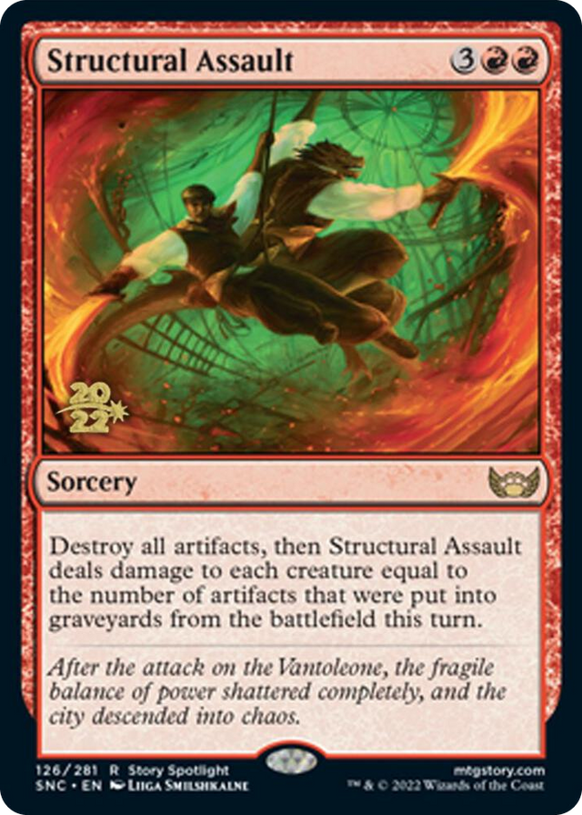 0126 Structural Assault R Prerelease Cards