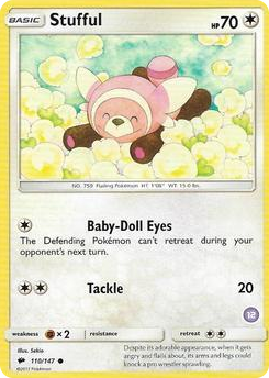 0110 Stufful (12) Common SM Trainer Kit: Alolan Sandslash & Alolan Ninetales