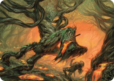 0020 Stump Stomp Art Card S Art Series: Modern Horizons 3