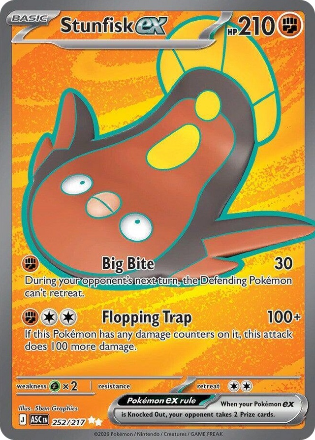 0252 Stunfisk ex Ultra Rare Ascended Heroes