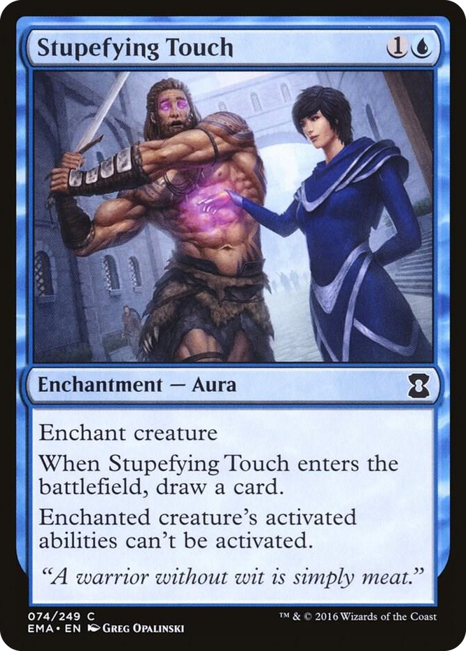 Stupefying Touch #74 C - Eternal Masters Pokemon card