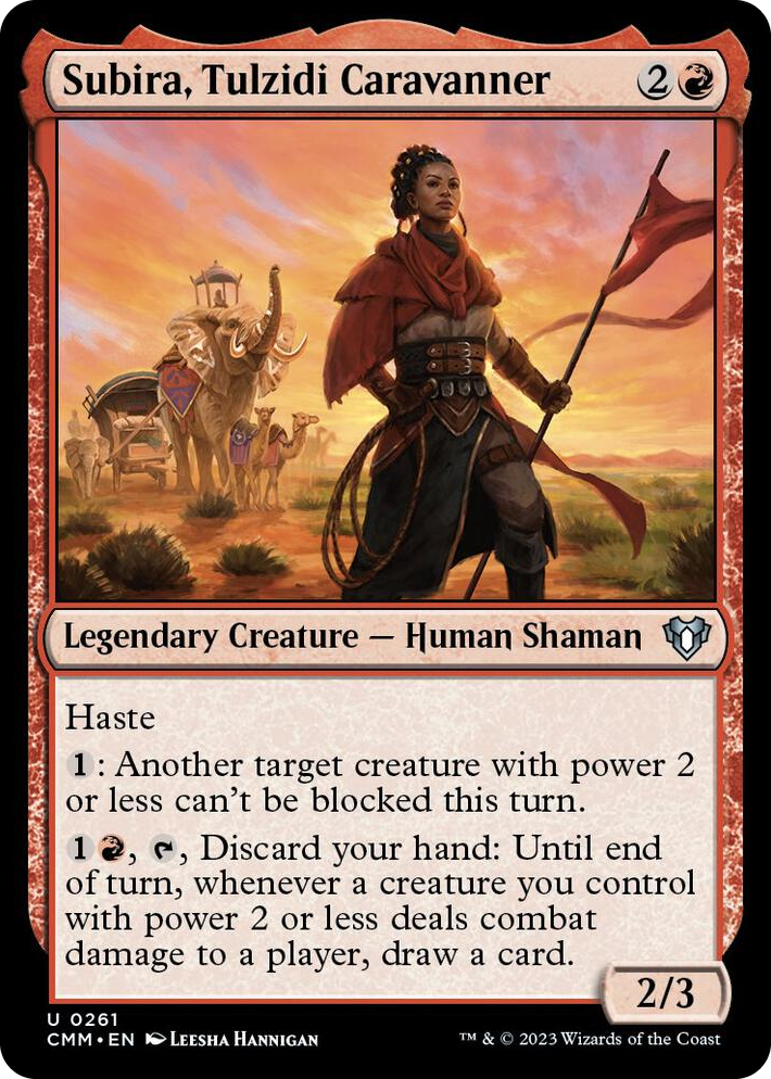 0261 Subira, Tulzidi Caravanner U Commander Masters