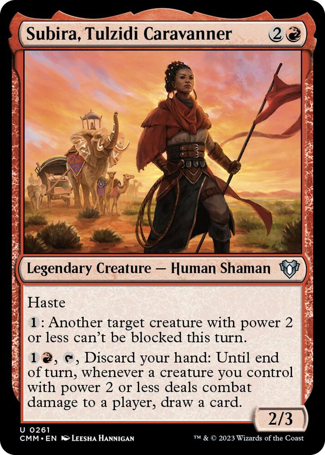 0261 Subira, Tulzidi Caravanner U Commander Masters