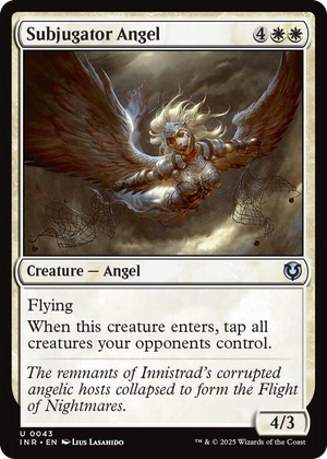 0043 Subjugator Angel U Innistrad Remastered