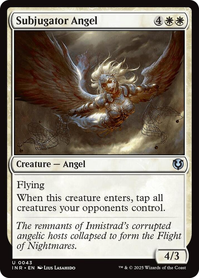 0043 Subjugator Angel U Innistrad Remastered
