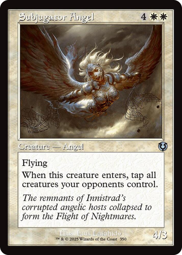 0350 Subjugator Angel (Retro Frame) U Innistrad Remastered