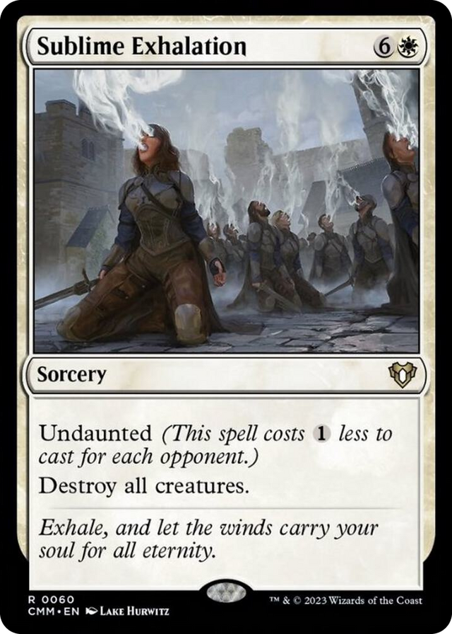 0060 Sublime Exhalation R Commander Masters