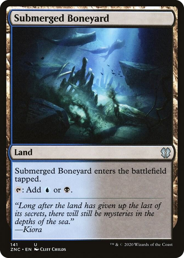 0141 Submerged Boneyard U Commander: Zendikar Rising