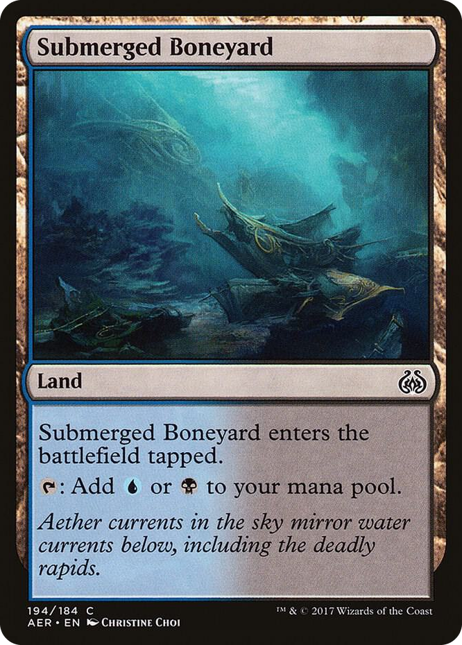 Submerged Boneyard #194 C - Aether Revolt Pokemon card