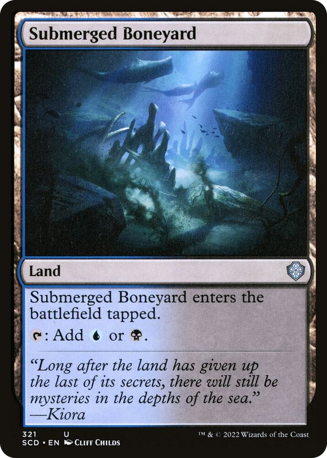 0321 Submerged Boneyard U Starter Commander Decks