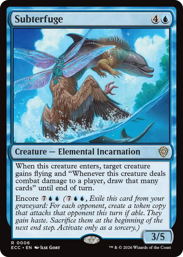 Subterfuge #6 R - Commander: Lorwyn Eclipsed Pokemon card