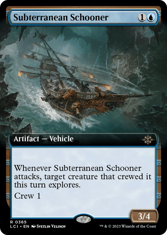 0365 Subterranean Schooner (Extended Art) R The Lost Caverns of Ixalan