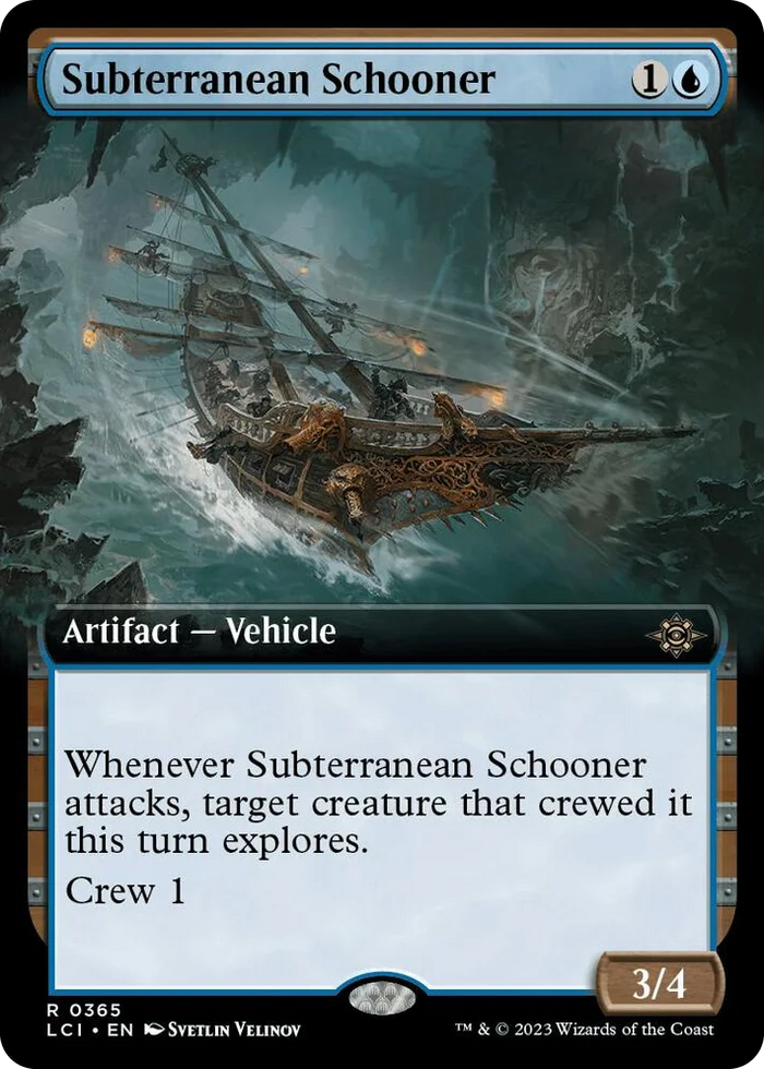 0365 Subterranean Schooner (Extended Art) R The Lost Caverns of Ixalan